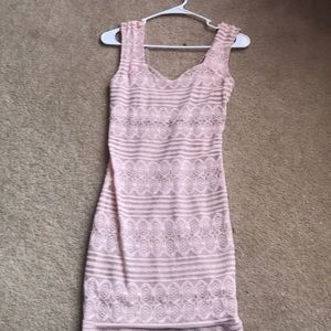 sm BODY CENTRAL blush dress never worn